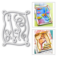 2021 New Frame Background Metal Cutting Dies For DIY Craft Making Bowknot Greeting Card Album Scrapbooking No Clear Stamps Sets 2024 - buy cheap