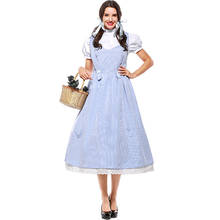 Umorden Blue Dorothy Wizard of Oz Costume Dress Women Adult Halloween Classic Costumes Cosplay 2024 - buy cheap