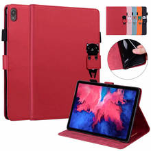 Tablet Cover For Lenovo P11 Case TB-J606F Cute Cartoon Wallet Stand Flip Cover For Funda Lenovo Tab P11 P11 Pro Case TB-J706F 2024 - buy cheap
