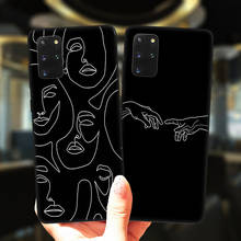 Черный чехол для телефона с изображением девушки Моны Лизы Дэвида для Samsung Galaxy S20 FE Ultra S10 Lite S9 S8 Plus S7 Edge S10E, силиконовый чехол 2024 - купить недорого