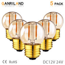 GANRILAND E27 12V 24V LED Light Bulb G40 1W E14 Led Daylight White Low Voltage  E12 E14 Led Lamp RV Locomotive Room Light 2024 - buy cheap