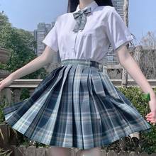 Falda plisada a cuadros de cintura alta para mujer, minifalda sexy de baile para chicas, estilo coreano harajuku, Escuela Japonesa, cosplay, 2020 2024 - compra barato
