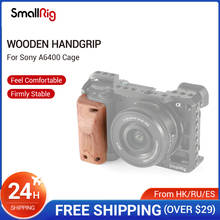 SmallRig a6400 Camera Cage Wooden Handle Grip for Sony A6400 Cage Quick Release Wooden Handgrip  - 2318 2024 - buy cheap