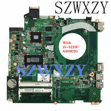Szwxzy para hp 15t-p 15-p079tx placa-mãe do portátil com I5-4210U 840m/2g 766473-501 766473-001 day11amb6e0 2024 - compre barato