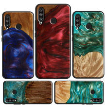 Traveler Protective Wood Resin Case For Huawei P40 Lite P20 P30 Pro P Smart Z 2019 Nova 5T Cover For Honor 50 10i 8X 9X 2024 - buy cheap