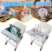 Portable Kids Baby Shopping Cart Cover Pad with Adjustable Safety Harness Baby Shopping Push Cart Protection Cover Safety Seats 2024 - buy cheap