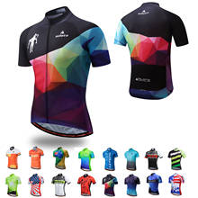 MILOTO-Camiseta de ciclismo para hombre, maillot de manga corta para ciclismo de montaña, transpirable, para verano 2024 - compra barato