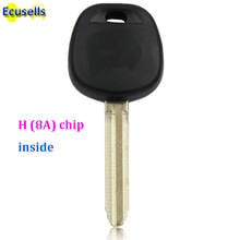 New Transponder Ignition chipped Key Fob With 8A H Chip 128 Bit for Toyota Rav4 Corolla Camry Highlander Sequoia Sienna Tacoma 2024 - buy cheap