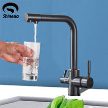 Shinesia-grifo de fregadero de cocina de agua pura, purificador de agua caliente y fría, mezclador de agua con salida de agua purificada 2024 - compra barato
