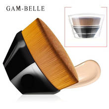 GAM-BELLE Foundation Makeup Brush Hexagon BB Cream Loose Powder Makeup Brushes Cream or Flawless-Powder Make up Tool Cosmetics 2024 - buy cheap