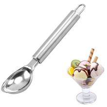 Cuchara de helado de acero inoxidable, herramienta para Hacer bolas de helado, Yogurt congelado, masa de galletas, bolas de carne, cuchara de helado, cuchara de sandía 2024 - compra barato