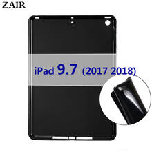 Case For iPad 9.7 inch 2017 A1822 A1823 A1893 A1954 5th 6th Bendable Soft Silicone TPU Protective Shell Shockproof Tablet Cover 2024 - buy cheap