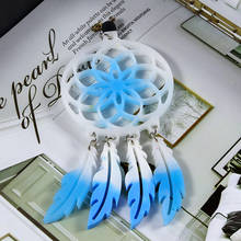 Dreamcatcher Earring Epoxy Resin Molds Jewelry Accessories Jewelry Mould Pendant Resin Tools 2024 - buy cheap