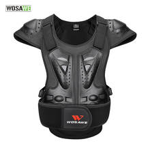 WOSAWE-Chaleco de armadura de motocicleta para adulto, chaqueta de esquí de Motocicleta sin mangas, Protector de pecho de carreras, protectores de columna vertebral, armadura superior de cuerpo 2024 - compra barato