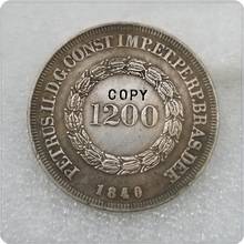 1840 Brazil 1200 Reis  COPY COIN 2024 - buy cheap