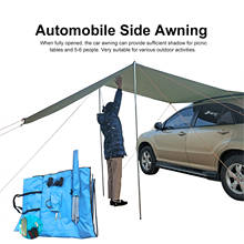 Car Tent Toldo Lateral Car Side Awning Roof Top Tent Awning Waterproof UV Portable Camping Tent Automobile Rooftop Rain Canopy 2024 - buy cheap