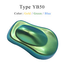 Yb50 camaleão pigmentos pintura acrílica pó revestimento corante para carros automotivo pintura decoração artes artesanato unhas 10g 2024 - compre barato