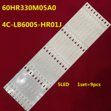 9pcs/set LED Backlight Lamp strip 5leds For TCL 60A730U L60P2-UD 60D2900 LED backlight 60HR330M05A0 4C-LB6005-HR01J  LVU600LG0T5 2024 - buy cheap