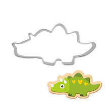 Triceratops-cortador De galletas y Fondant, molde De dinosaurio para hornear pasteles, impresión 2024 - compra barato