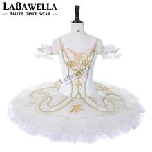 Women White Paquita Platter Professional Stage Costume Tutus Adult Roymanda Competiton Performance Women BT9097 2024 - buy cheap