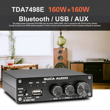 160 Вт * 2 TDA7498E Bluetooth 5,0 аудио Мощность усилитель класса D двухканальный TDA7498 сабвуфер стерео USB Проекторы для домашнего кинотеатра 2024 - купить недорого