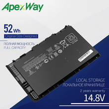 Bateria para laptop apexway, 14.8v, 52wh, bt04, bt04xl, hp elitebook folio, 9470m, 9470-001, HSTNN-DB3Z ba06, ba06xl, h4q47aa 2024 - compre barato