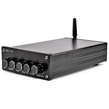 Розничная продажа Bluetooth 4,2 сабвуфер аудио усилитель 100 Вт Hifi стерео Tpa3116 цифровой 2,1 канальный Настольный усилитель мощности Amp 50Wx2 2024 - купить недорого