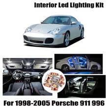 13pcs White Canbus Error Free License Plate Lamp LED Bulbs Interior Reading Ceiling Light Kit For 1998-2005 Porsche 911 996 2024 - buy cheap