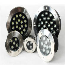 Lámpara LED de 3W/6W/10W/12W/14W/18W /24W/36W para suelo de jardín, luz subterránea para paisaje, CA 85-265V, 6 uds. IP67 2024 - compra barato