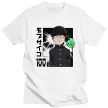 Camiseta de Manga corta para hombre, camisa de Manga corta, Shigeo, Kageyama, Ekubo, de algodón, regalo de Merch, 100 2024 - compra barato