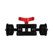 Portable Double Ball Head Shoe Mount Adapter Flexible Magic Arm 1/4" Screw for GPS Phone LCD Monitor DV Video Light DSLR Camera 2024 - buy cheap