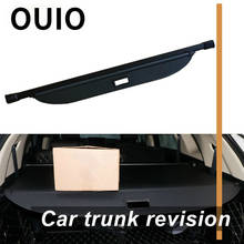 OUIO-cubierta de carga para maletero trasero de coche, Protector de seguridad negro, sombra, accesorios para automóvil, para Hyundai Grand Santa Fe, 1 Juego 2024 - compra barato