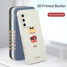 Funda de teléfono de perro de dibujos animados para Huawei P40 P40Lite P30 P20 Mate 40 40Pro 30 20 Pro Lite P Smart 2021 Y7a, silicona líquida Cov 2024 - compra barato