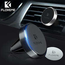 FLOVEME Magnetic Car Phone Holder For Phone In Car Magnet Air Vent Universal Mobile Phone Mount Stand Support Holder For Xiaomi 2024 - buy cheap