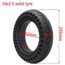 Super 10x2.50 Honeycomb Solid Tyre 10*2.5 Tubeless Tire,Thickened Double Honeycomb Wheel Tyre for Electric Scooter Skate Board 2024 - buy cheap