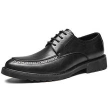 Zapatos de diseño italiano para hombre, calzado de ocio, boda, fiesta, piel auténtica, brogue, talla grande, tallado, zapatillas 2024 - compra barato