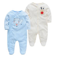 Kavkas Winter Autumn Baby Pajamas Cotton 2Pcs/Set pijama bebe recien nacido Full Sleeve pudcoco Knitted Baby Newborn Boy Clothes 2024 - buy cheap