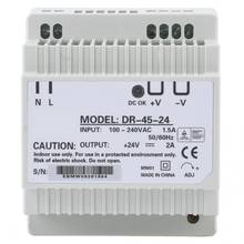 DR-45-24 45W одиночный выход 24V Din-Rail Электропитание AC/DC импульсный источник питания Инструмент 2024 - купить недорого