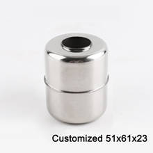 Customized 51x61x23mm Magnetic 304 Stainless Steel Float Ball for Water Level Float Switch 2024 - buy cheap