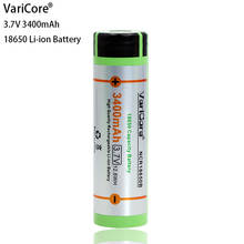 Bateria de lítio ncr18650b para lanternas, novo orinal, 4 unidades, 3.7v 18650, 3400mah 2024 - compre barato