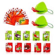 Cartoon Face Cover Frog Mouth Take Card Gift Toy Chameleon Tongue Funny Board Game For Family Party Toy Be Quick To Lick Cards 2024 - buy cheap