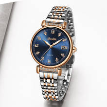 SUNKTA Women Watch Top Luxury Brand Creative Design Steel Women's Wrist Watches Female Clock Relogio Feminino Montre Femme+Box 2024 - buy cheap