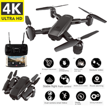 Cámara 1080p y cámara 4K HP 2,4G WiFi FPV RC Drone Quadcopter fotografía aérea Dron plegable Cámara Dual de flujo óptico 2024 - compra barato