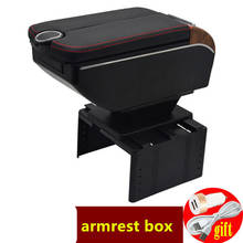 For toyota wish armrest box Double doors open 7USB Centre Console Storage Box Arm Rest 2024 - buy cheap