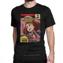 My Hero Academia Magazine Uraraka Ochaco Anime Manga T Shirt Men Gray Clothes Novelty T-Shirt O-neck  Cotton Tees 2024 - buy cheap