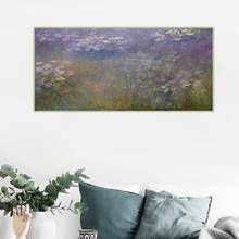 Kawish claude monet, pôster de arte, decoração moderna para parede, para casa, pintura a óleo, de tela 2024 - compre barato