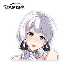 Jump Time 13cm x12.2cm Car Stickers Azur Lane Illustrious PEEK Anime Decal Kawii Sticker Waterproof Auto Motor Decor Graphics 2024 - buy cheap