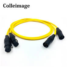 Colleimage 1 Pair Hifi 2 XLR Male to Female Balance Audio Cable High performance 3 Pin XLR Connectors Microphone XLR Cable 2024 - buy cheap