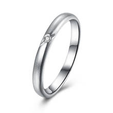 Zembrilho prata esterlina 925 joias femininas anel minimalista pequeno zircônia cúbica anéis de dedo elegante presente de noivado feminino 2024 - compre barato