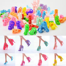 NK-10 pares de zapatos a la moda para muñeca Barbie, bonitos y coloridos, accesorios para muñeca, juguete para bebé de alta calidad, DZ 2024 - compra barato